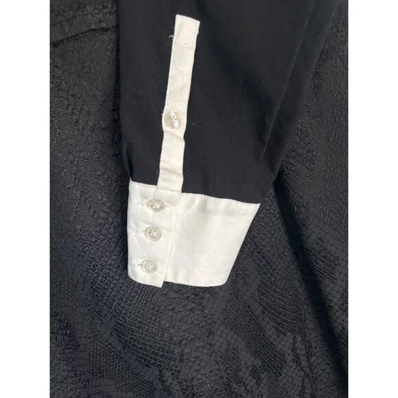 2/$30 Altuzarra Size 4 Black & White Long-Sleeve Dress - Picture 9 of 16